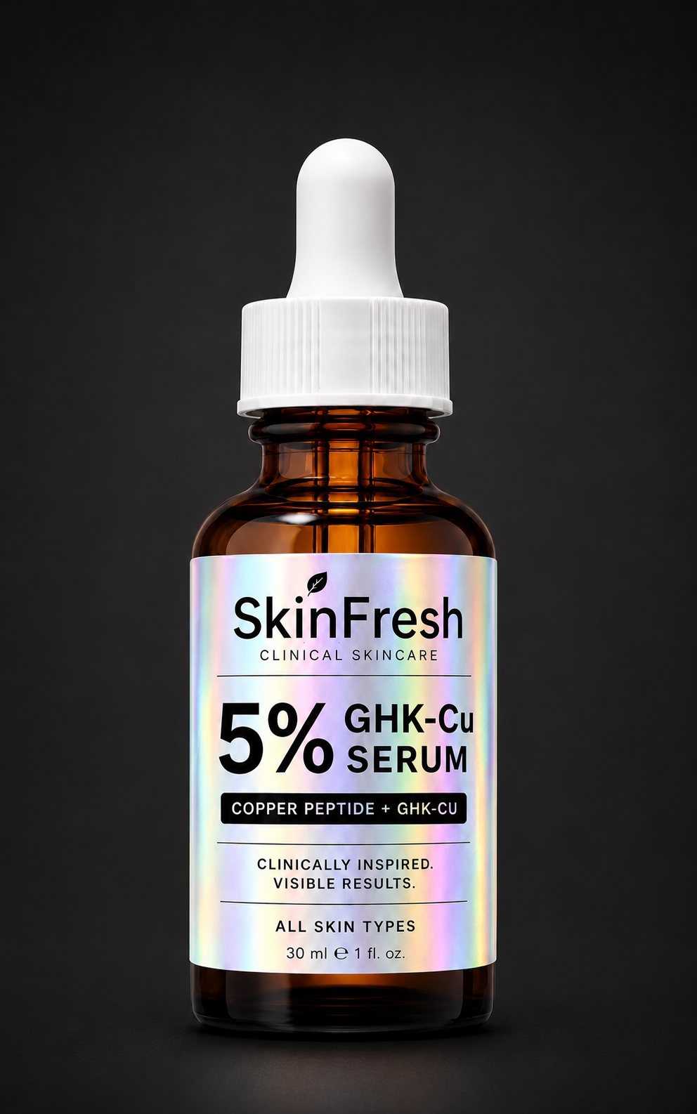 GHK-Cu 5% Serum - Premium copper peptide skincare product Australia